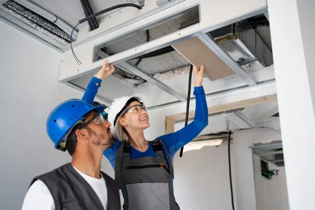 Havalandırma sistemi teknik servis ve bakım çalışması